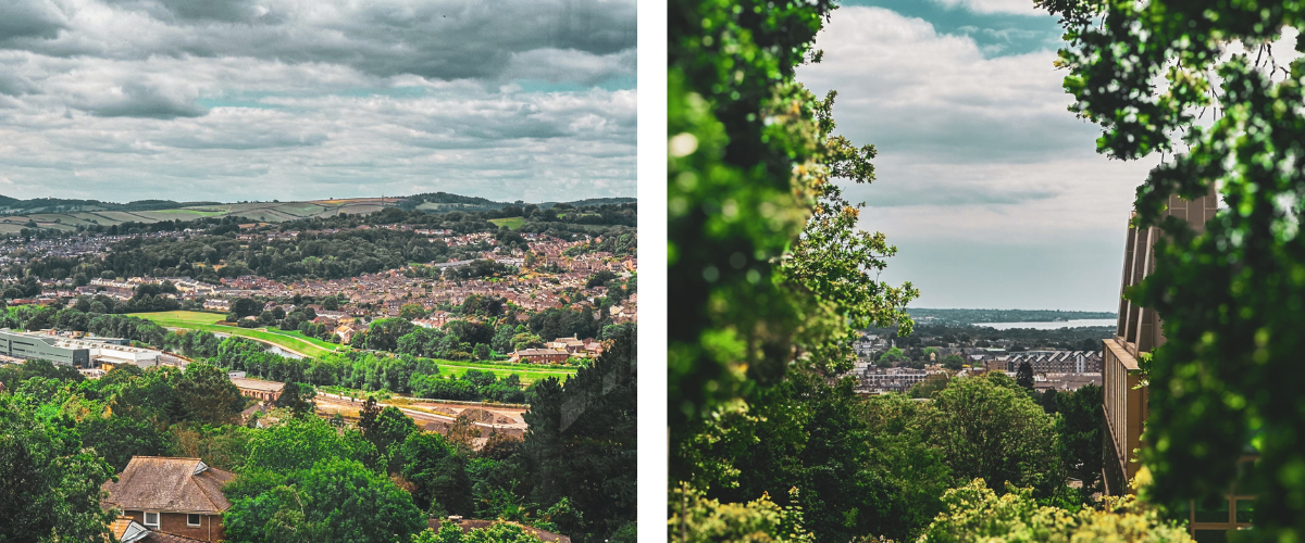 Countryside Views from Exeter University